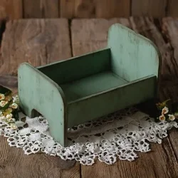 Cama Vintage desmontable madera para fotos bebé recién nacido