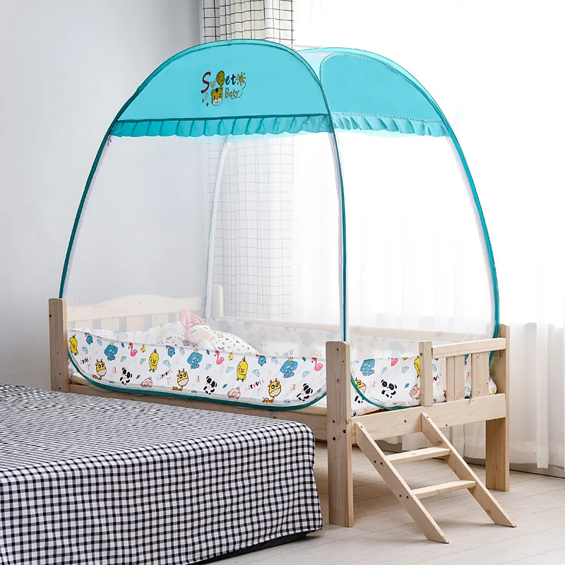 Mosquitera anticaída de fondo completo para bebé portátil