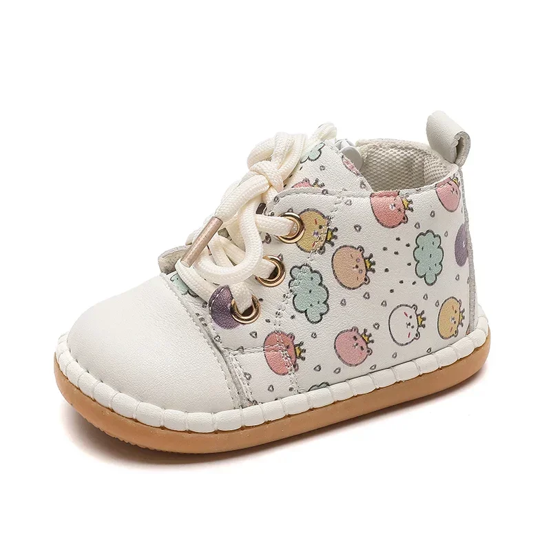 Botas nieve niña felpa suave antideslizantes con oso invierno - imagen 5