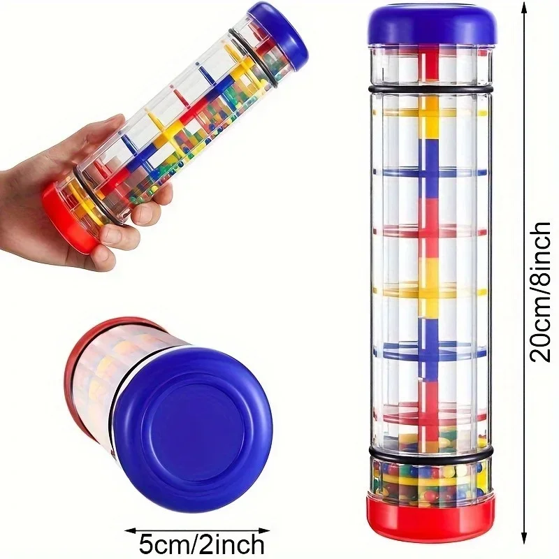 Palo de lluvia musical sensorial Montessori para bebé