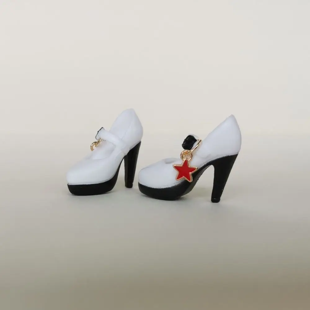 Zapatos DIY tacón alto multicolores para muñecas – Sandalias informales - imagen 5