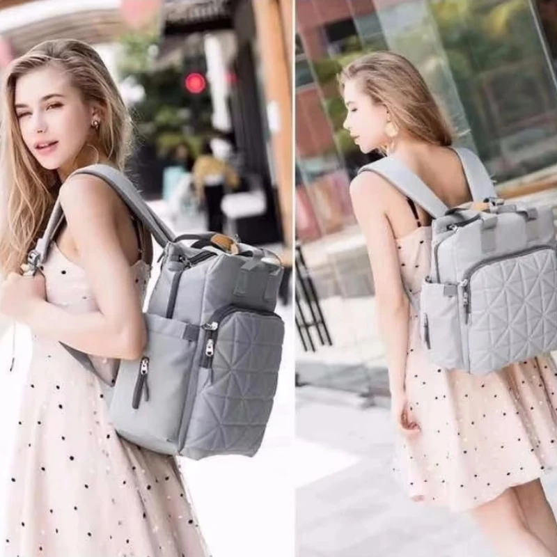 Mochila de maternidad grande multifunción para bebés y mamás - imagen 3