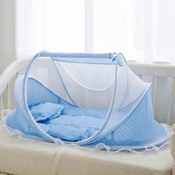 Mosquitera para cuna de bebé, malla plegable: dormir sin moscas