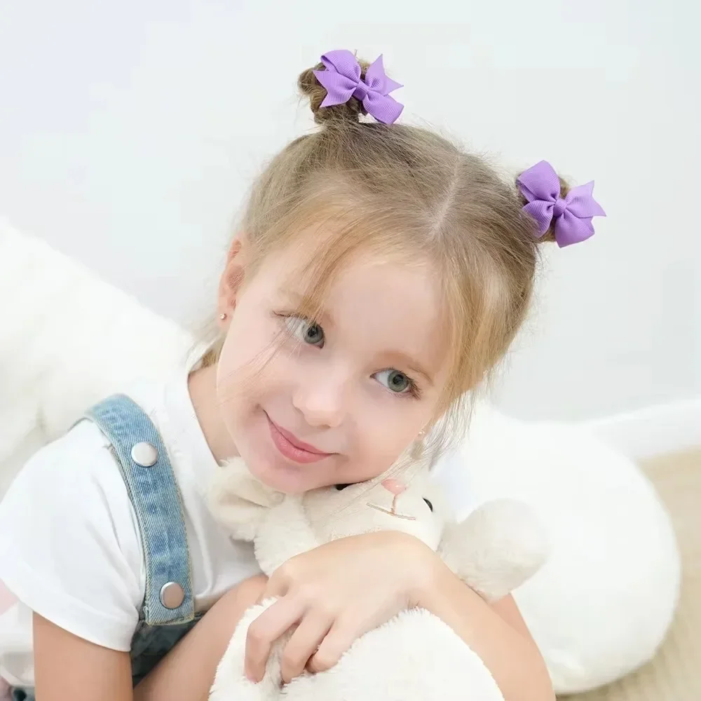 Pinzas para el pelo con lazos de cinta niñas - imagen 2