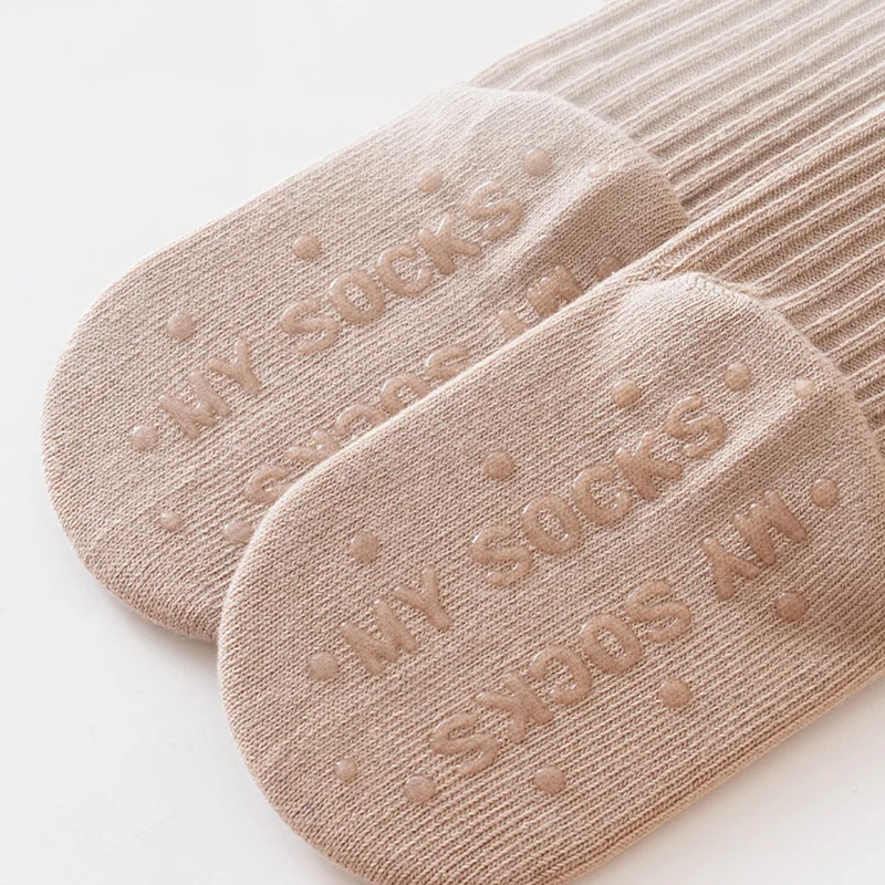 Calcetines antideslizantes de encaje en algodón de primavera para bebé - imagen 5