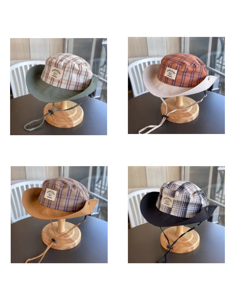 Vista del sombrero infantil