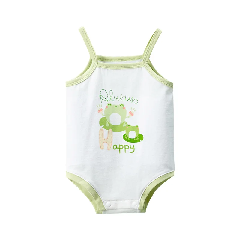 Body sin mangas de algodón para bebé, mono verano transpirable
