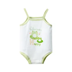 Body sin mangas de algodón para bebé, mono verano transpirable