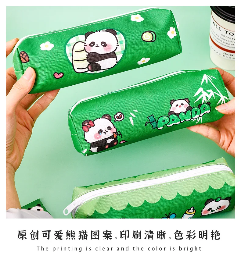 Estuche panda listo para el aula