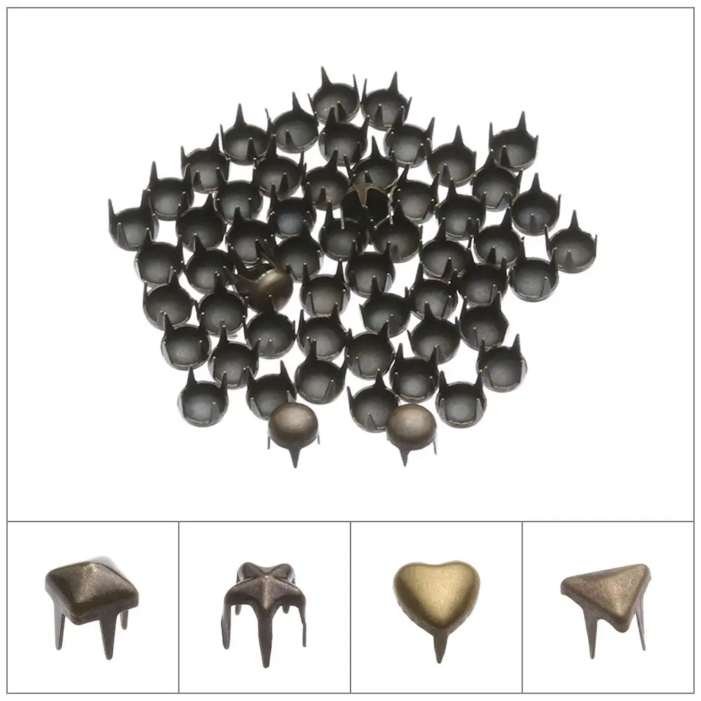 Botones de metal para muñecas 1/6 – Remaches redondos con estrella - imagen 3