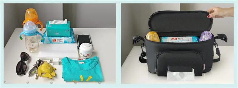 Bolsa impermeable para carrito de paseo
