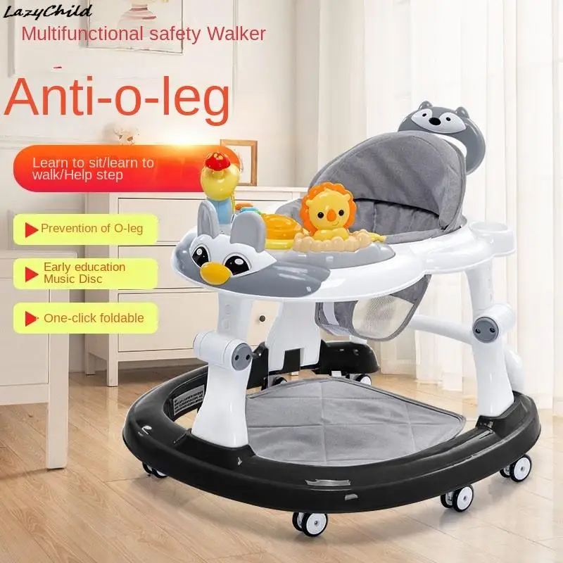 LazyChild Andador para bebé con ruedas y música - Mango de empuje - imagen 2