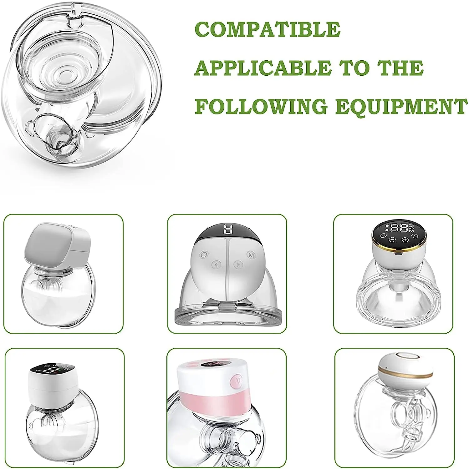 Colector de leche materna de silicona – Recambio para extractor universal - imagen 5