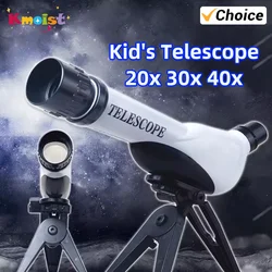 Telescopio astronómico infantil con lupa HD, kit educativo