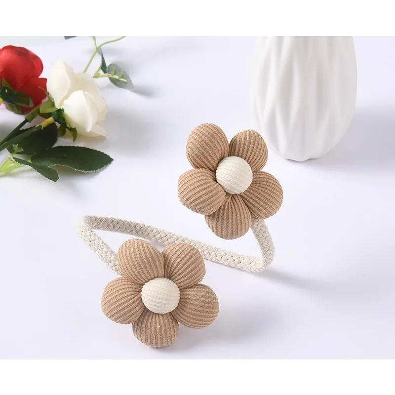 Alzapaños de cortina con flores para habitación infantil sin taladrar - imagen 2
