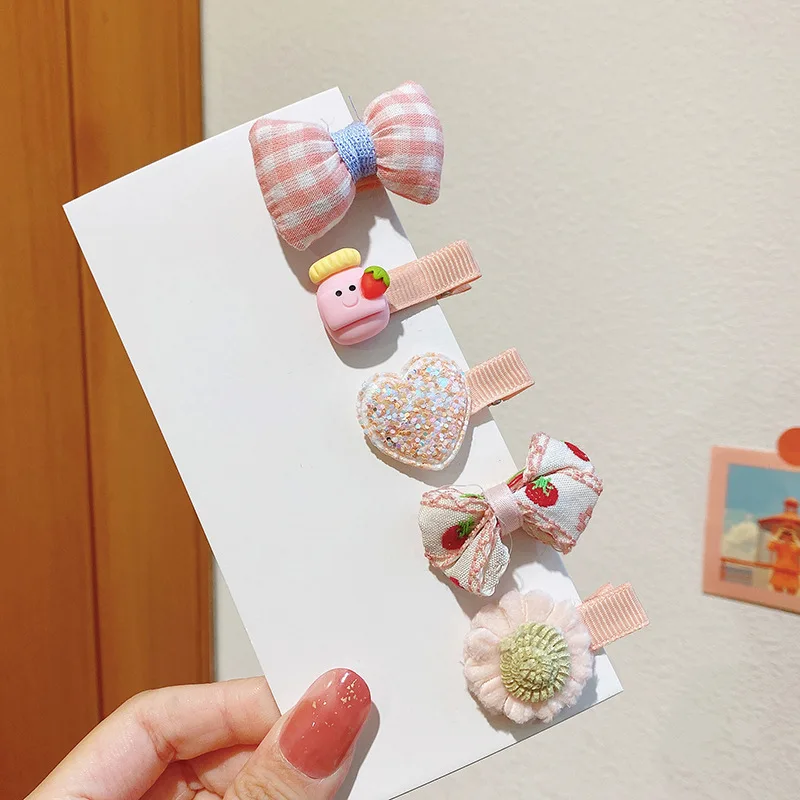 Horquilla lazo floral para niña – Accesorio pelo infantil - imagen 5