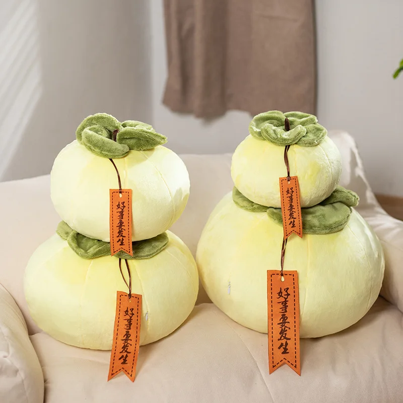 Peluche cojín de caqui suave – Juguete y decoración infantil - imagen 2