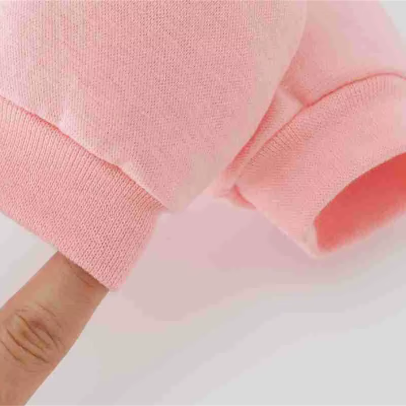 Gorro de algodón con manoplas antiarañazos para recién nacido - imagen 2