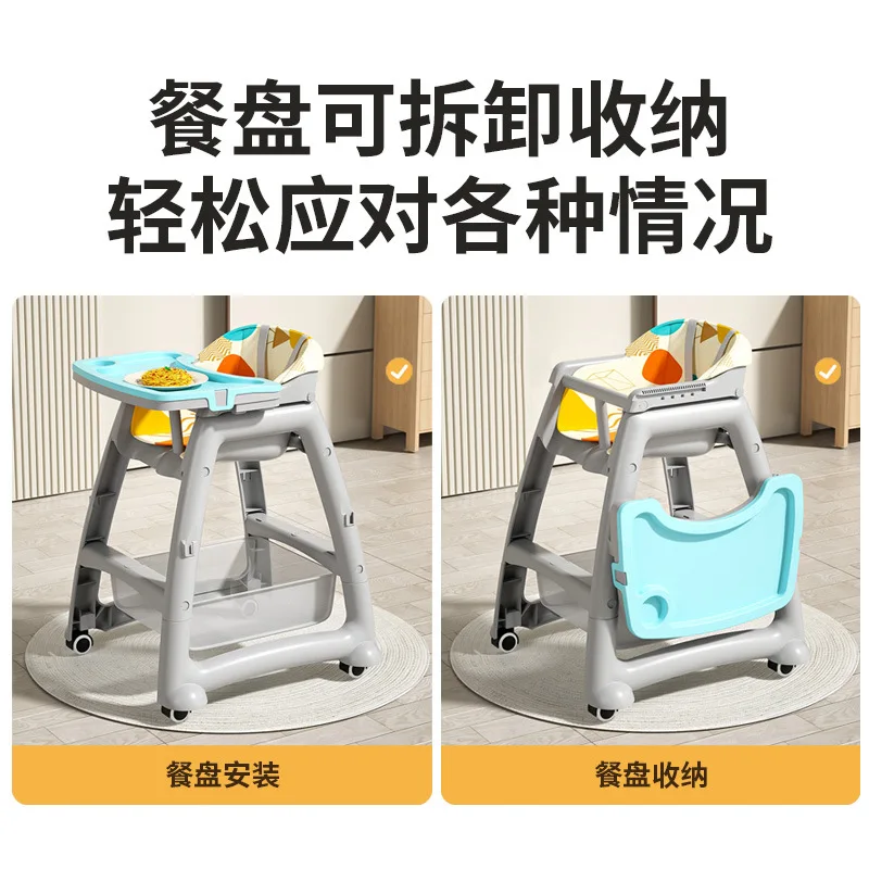 Silla de comedor para bebé multifuncional hogar y hotel - imagen 4