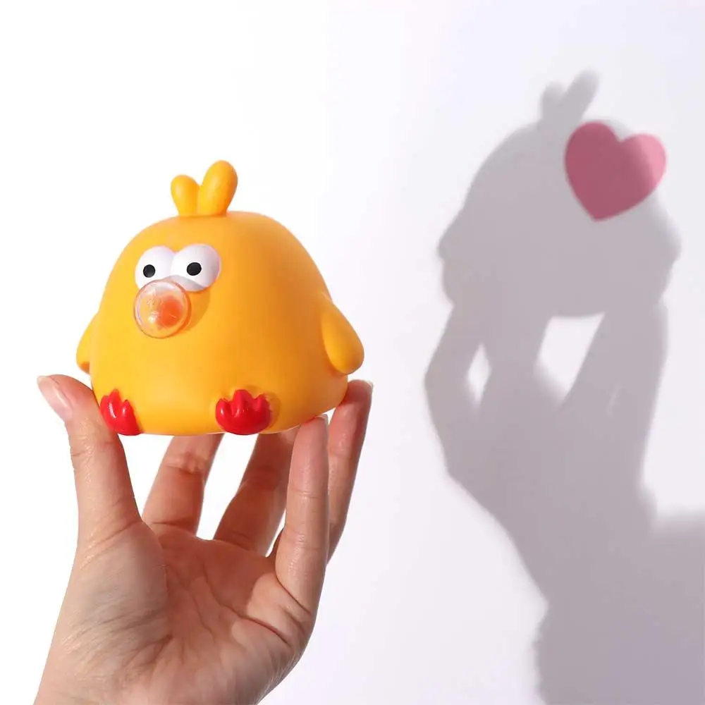 Juguete novedoso de amasar con temática de pollo