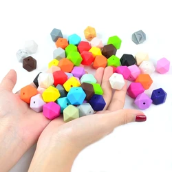 LOFCA Mordedor de silicona hexagonal para bebé – Cadena chupete DIY