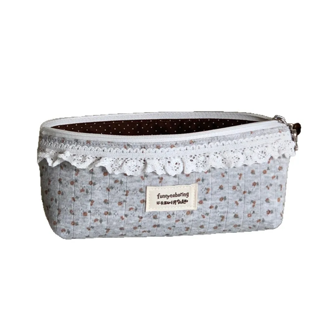 Estuche de lápices floral vintage de gran capacidad para niñas - imagen 5