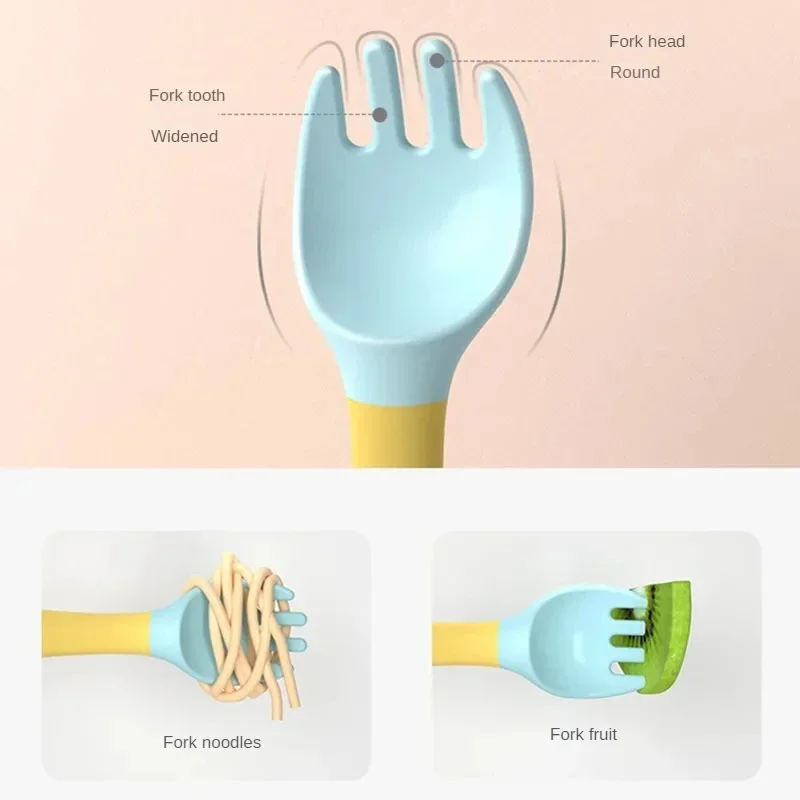 Utensilios adaptados para manos pequeñas