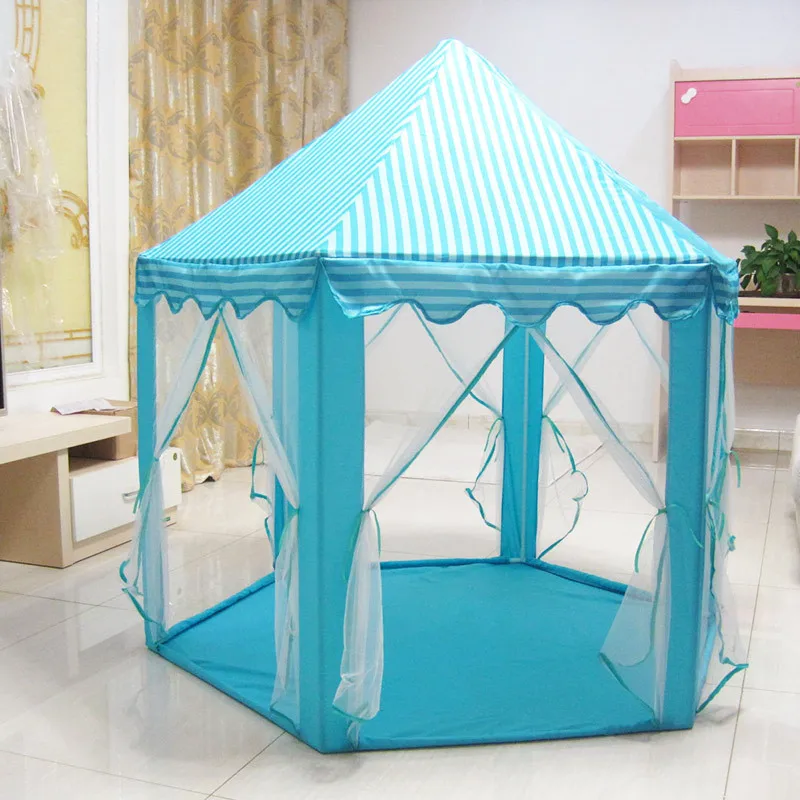 Castillo princesa casa de juegos con piscina bolas - imagen 4