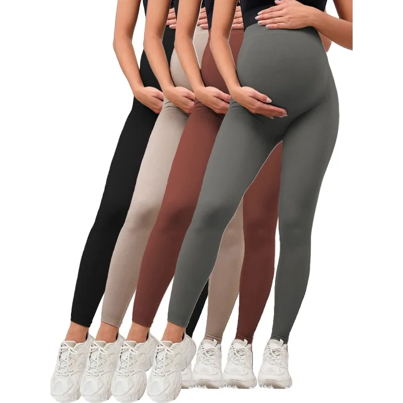 Leggings de yoga para embarazadas, pantalón largo