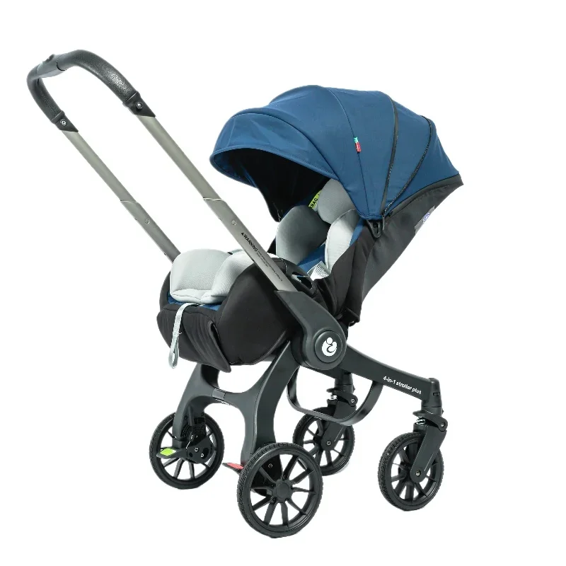 Cochecito de bebé multifuncional con silla de auto y portabebés