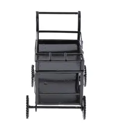 Carrito de comedor metálico para muñecas