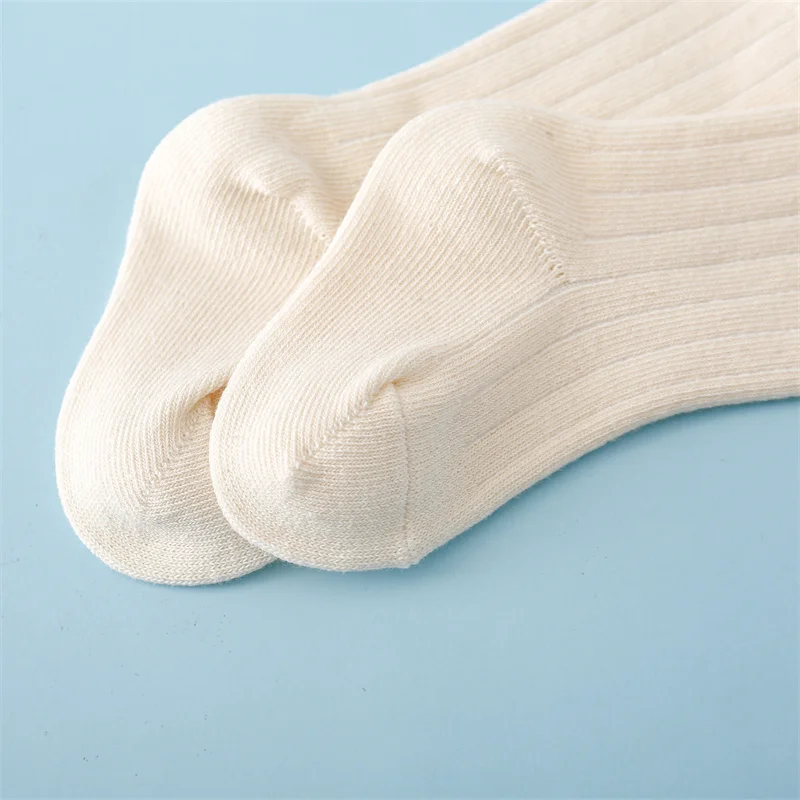 Lawadka calcetines hasta la rodilla de algodón rayas suaves para bebé - imagen 4