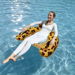 Silla flotante inflable para piscina y playa, asiento individual