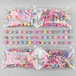 Pinzas para el pelo de niña - Pack 30 piezas con motivos infantiles