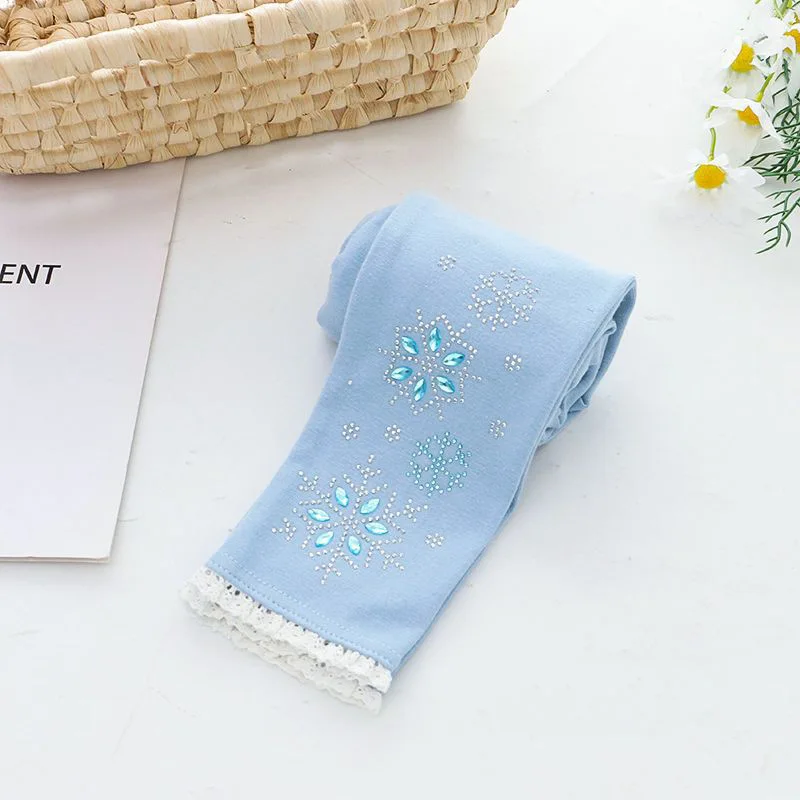 Pantalones elásticos con encaje para niños – Primavera Otoño - imagen 2