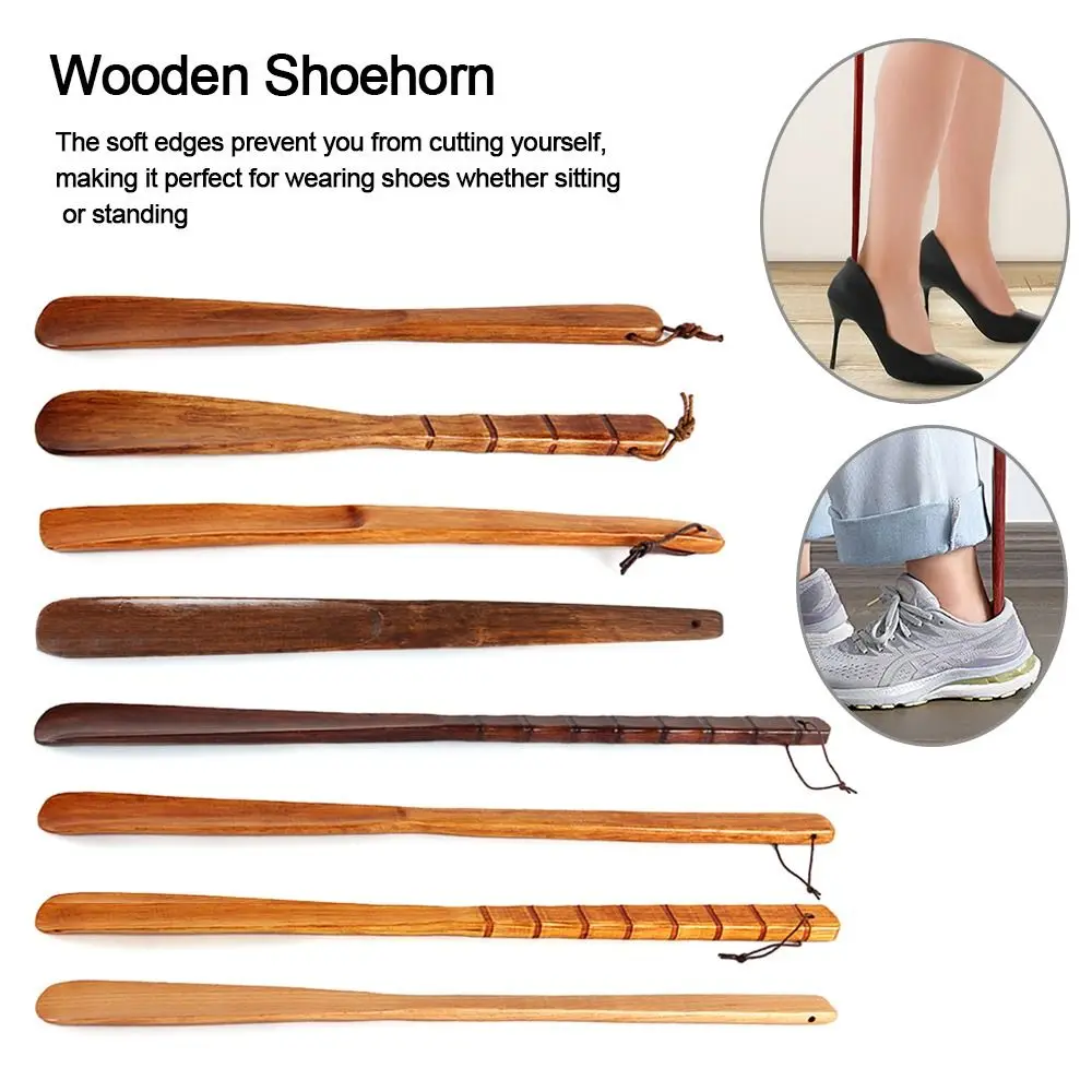 Alza zapatos de madera con mango largo – fácil de usar para mayores - imagen 2