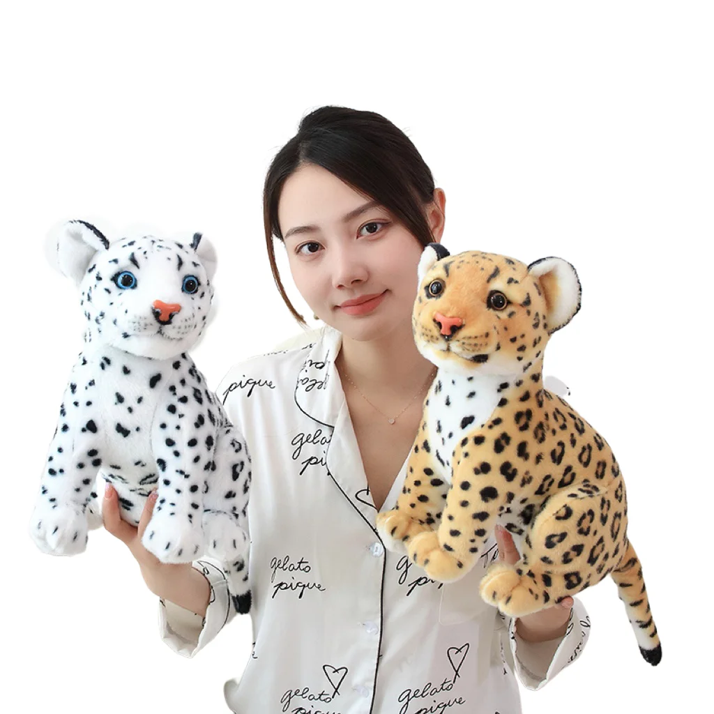 Peluche de leopardo negro – Juguete suave para niños y bebés - imagen 3