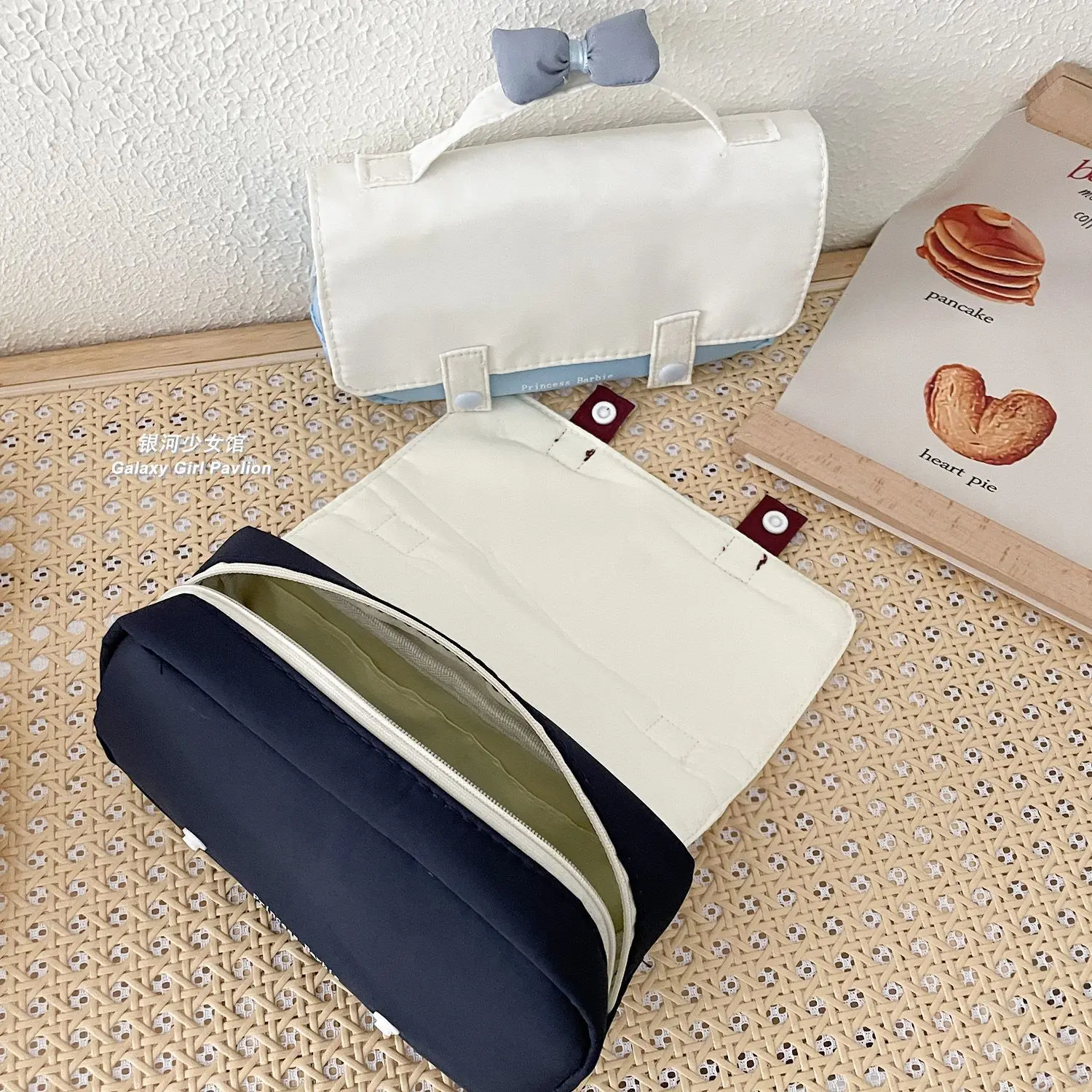 Organizador de papelería de algodón para niña – con estilo - imagen 5