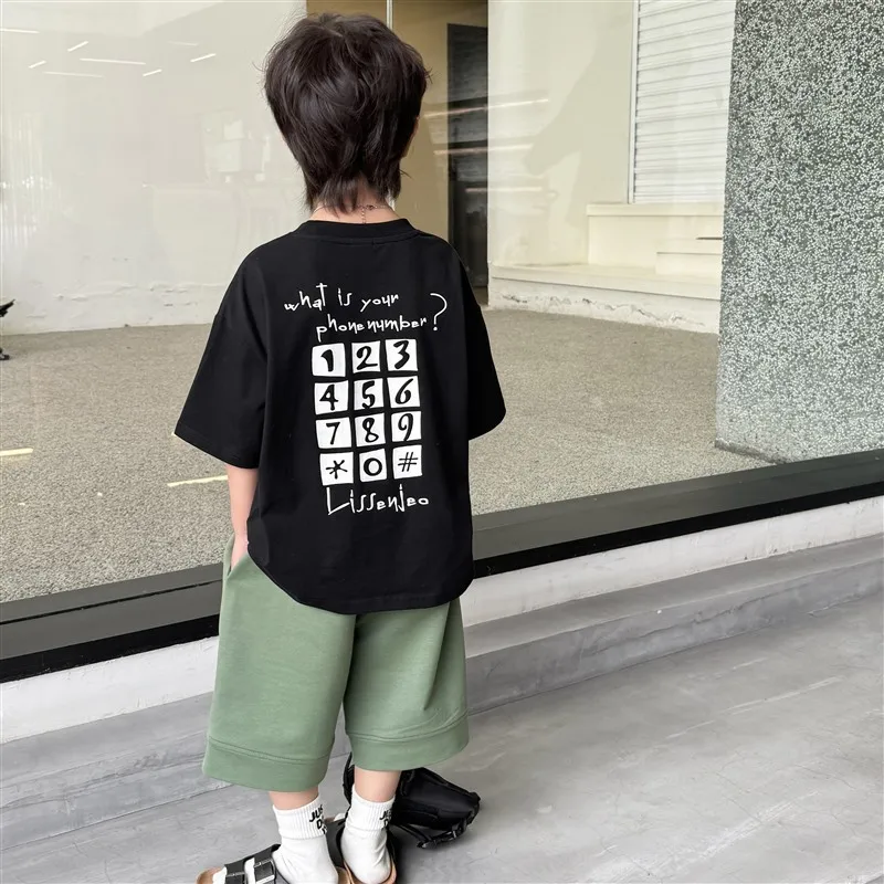 Camisetas holgadas de algodón para niños – estilo coreano - imagen 2