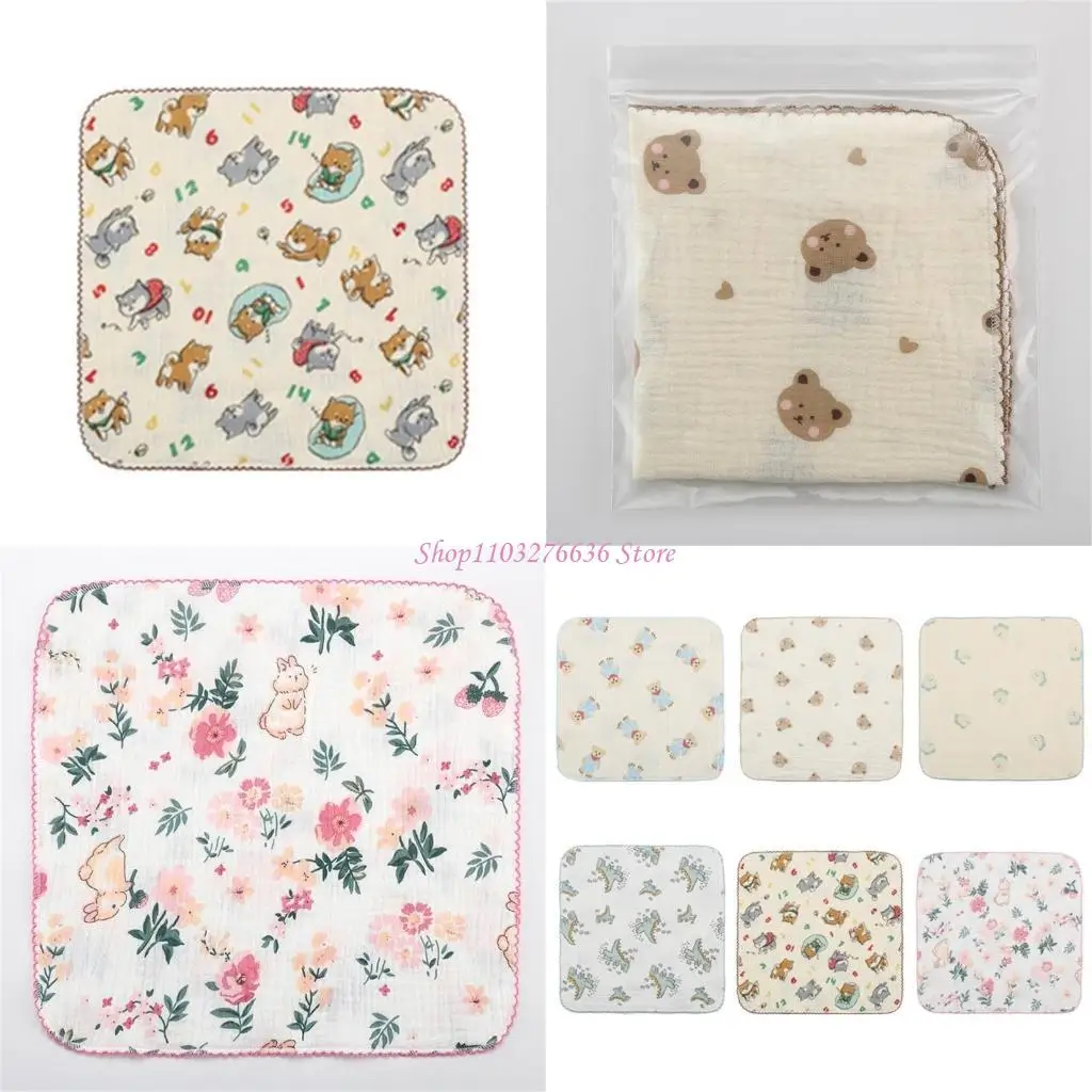 Toalla de baño para bebé de algodón suave de varias capas - imagen 5