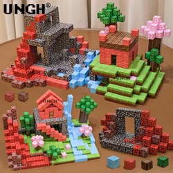 UNGH Bloques magnéticos de construcción con figuras para niños