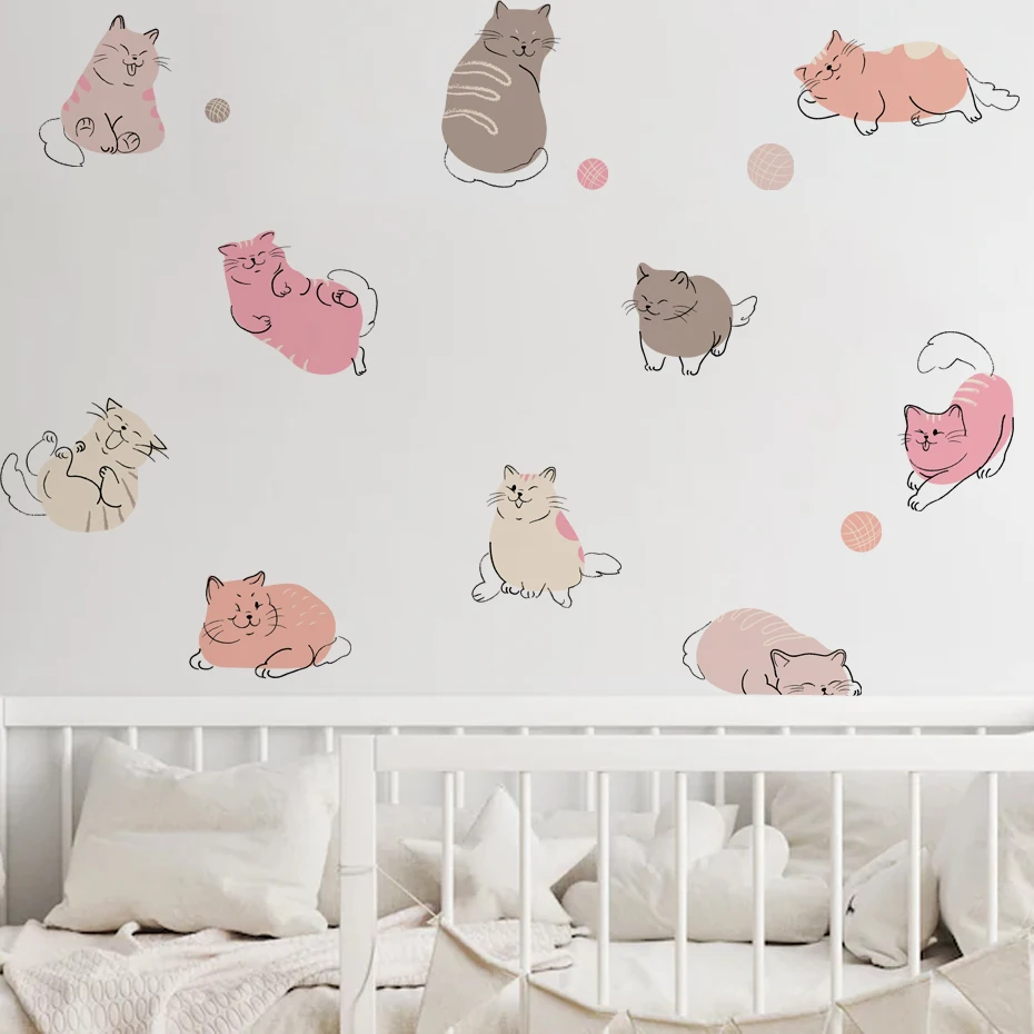 Pegatinas de pared con perros en acuarela para habitación infantil - imagen 3