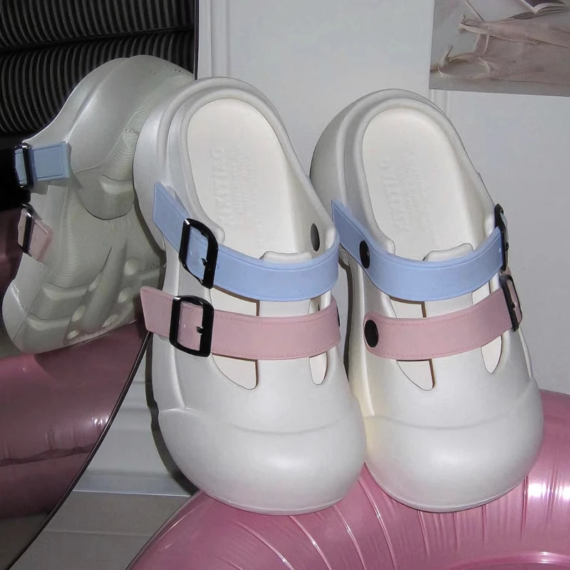 Zapatillas plataforma estilo coreano para niñas Mary Jane gruesas - imagen 5