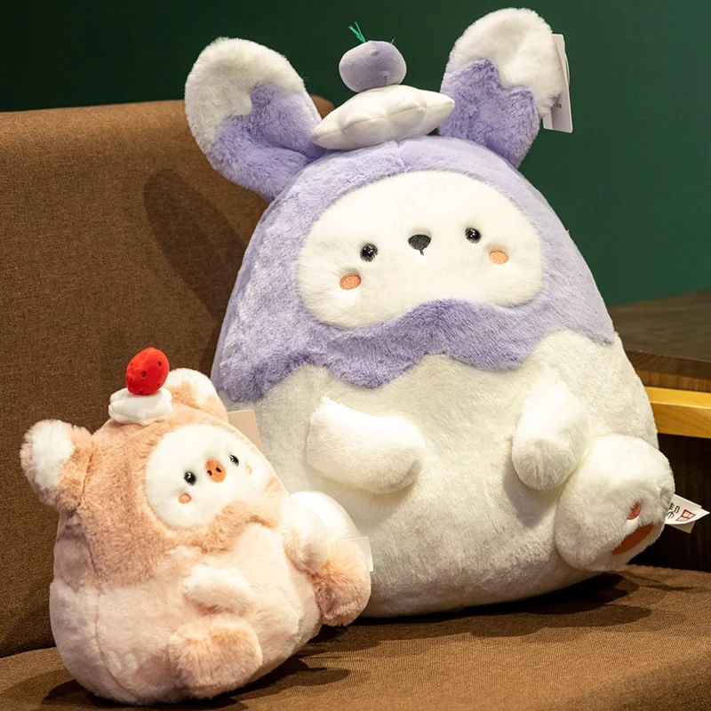 Almohada de peluche animal para dormir, suave y rosa - imagen 5