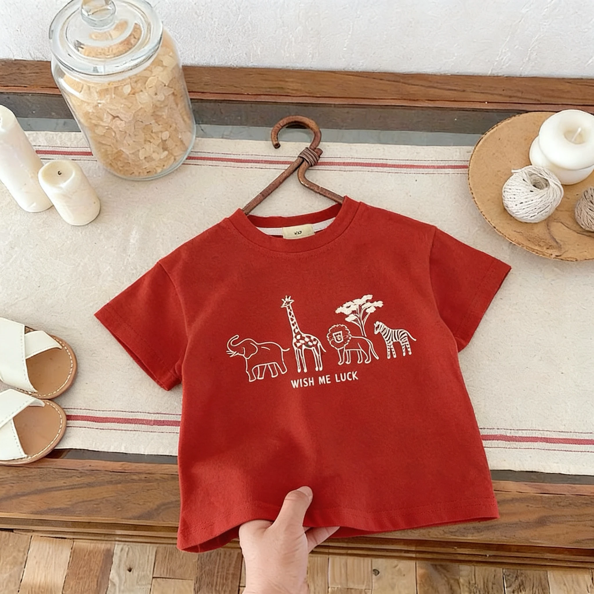 Vista del diseño de camiseta para niños