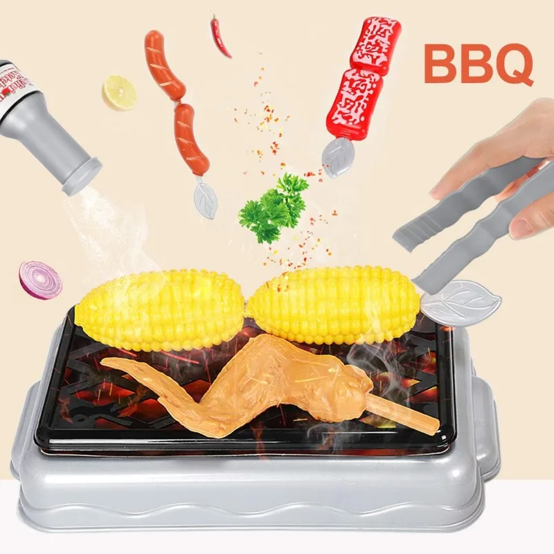 Juego de cocina infantil para acampar con barbacoa y utensilios - imagen 2