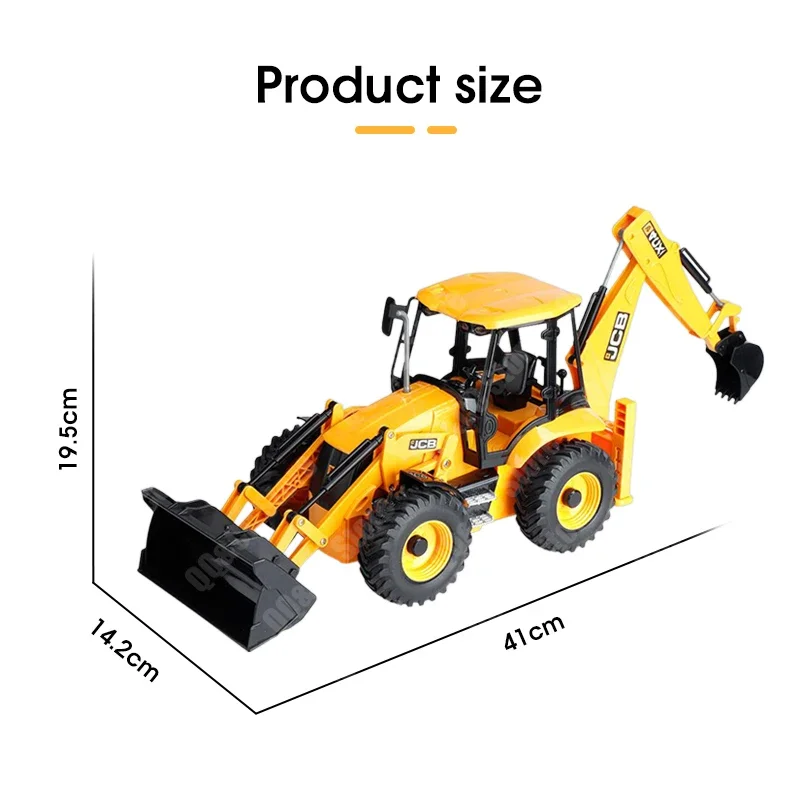 Excavadora RC teledirigida DOBLE E E589 bulldozer para niños