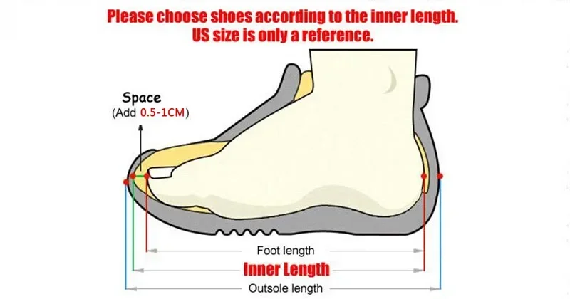 Cómo elegir la talla midiendo la longitud interior