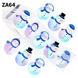 Pegatinas para sobres con muñeco de nieve, estilo invierno