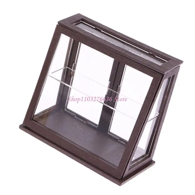 Mostrador pastel de madera para casas de muñecas panadería - imagen 3